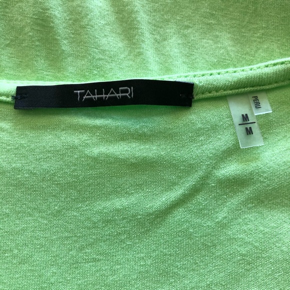 Tahari Sleeveless Top Green Size M - Picture 7 of 7
